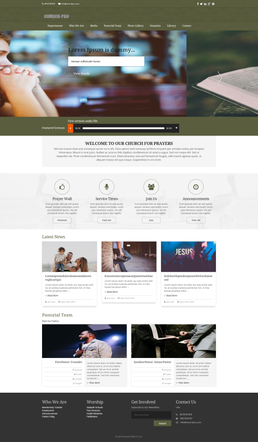 Church and Nonprofit Organization Template