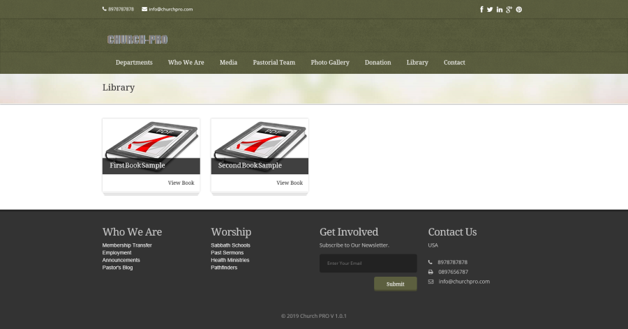 Church and Nonprofit Organization Template