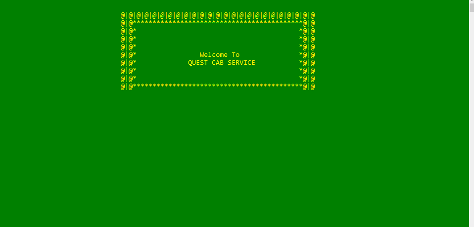 CAB SERVICE AND MANAGEMENT SYSTEM WITH C++