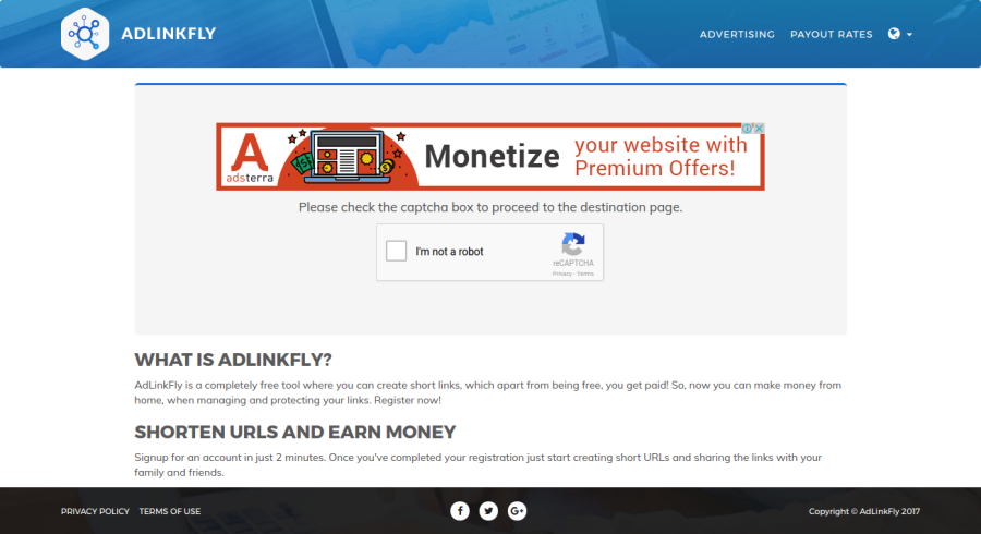 Adlinkfly is the best tool for monetising urls and links. It is a website php script and very easy .