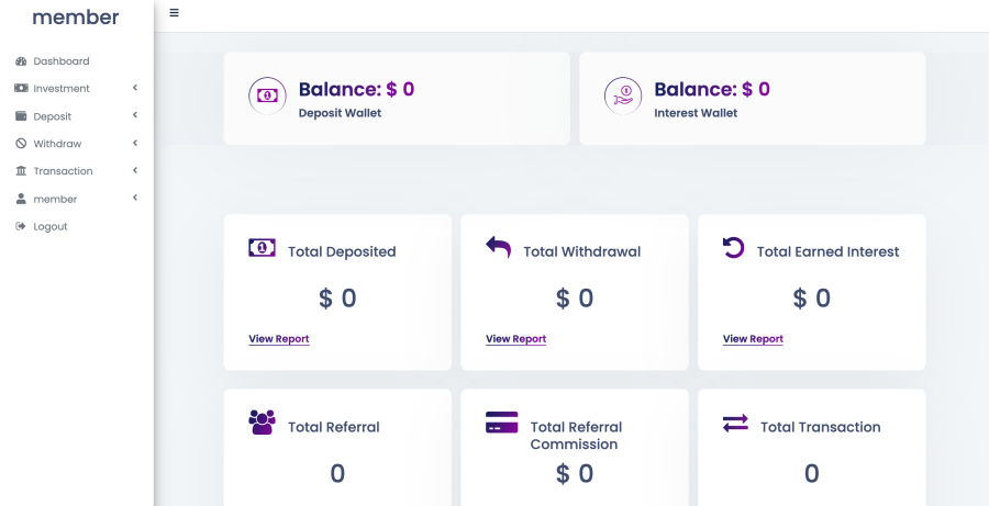 HYIPKING HYIP script which meets all your hyip/investment business needs. All-in-one Solution For St