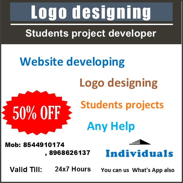 Website, Logo & Students CSE Projects developing 