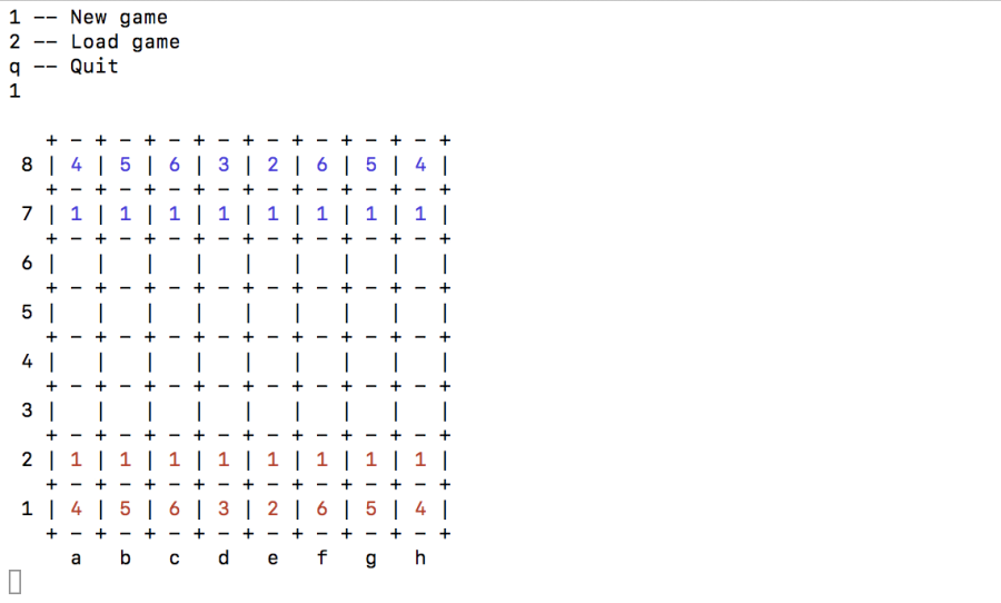Chess game made entirely in C.