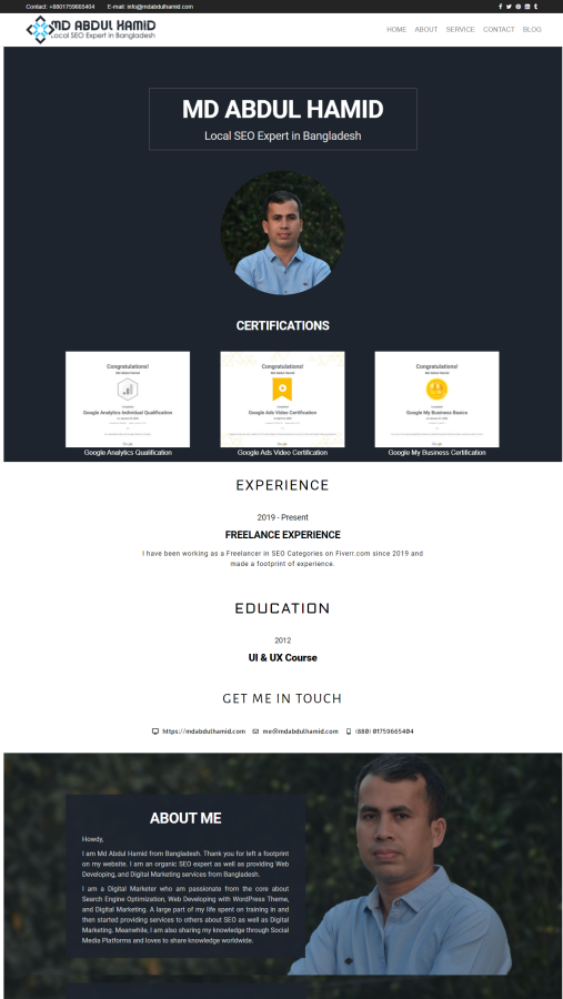 Develop a WordPress website with Divi or Elementor
