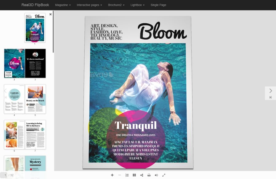 Real3D FlipBook - jQuery Plugin
