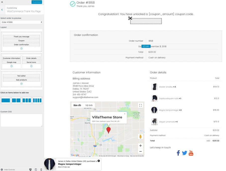 WooCommerce Thank You Page Customizer Increase Customer Retention Rate