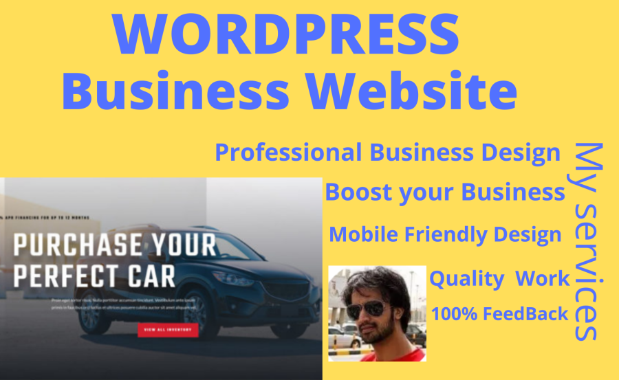 I will create a Professional Business Website in Wordpress 