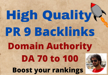 Build 20 DA70+ Powerful High Quality Backlinks to increase rankings 