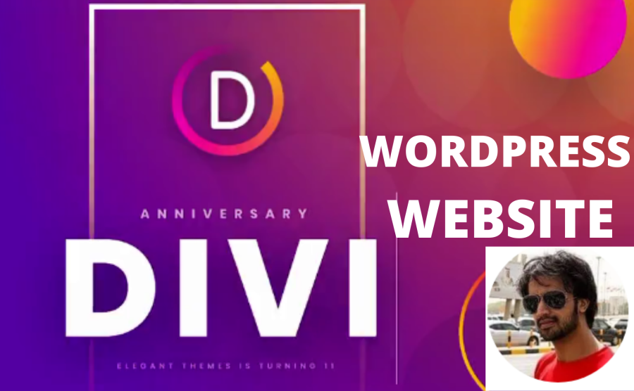 Install Divi theme, import divi layout and make your Website 