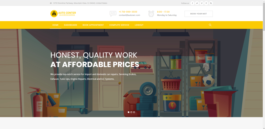 Auto Garage System With manage customers schedule, invoice, monthly expenses and reports.