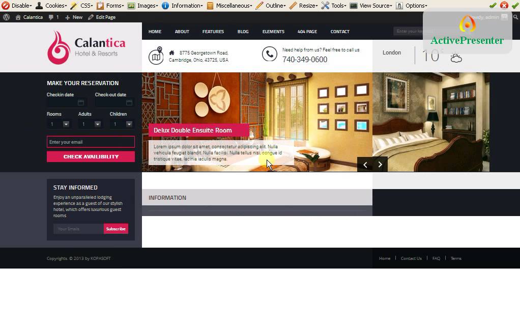 I will make Any booking wordpress website