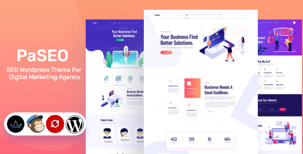 I will create digital marketing Agency website