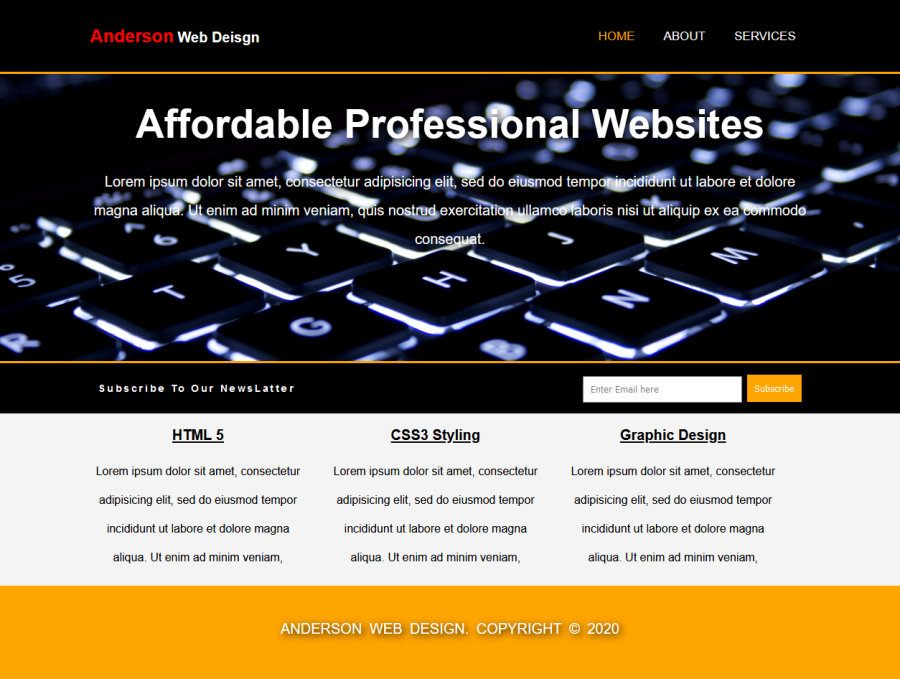 Make affordable and professional websites, with cool and amazing designs,and responsive