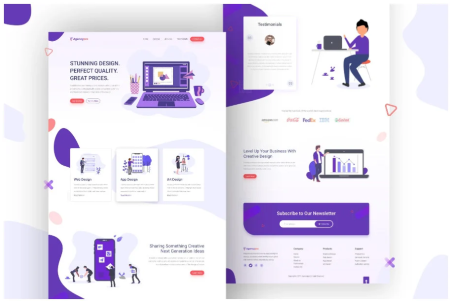 I will design landing page or squeeze page