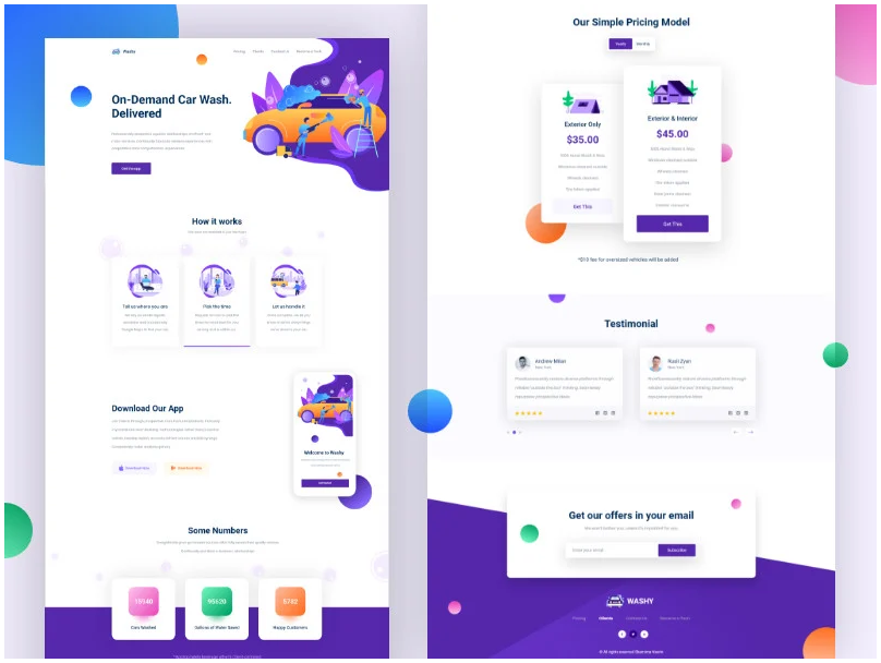 I will create mobile ui or website ui design