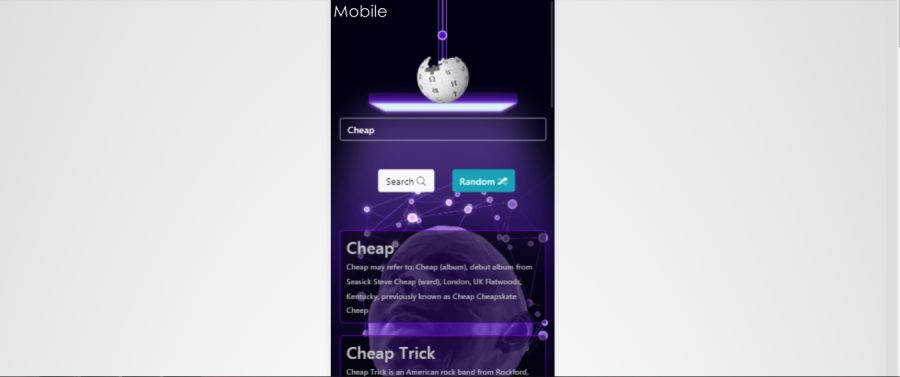  Wikipedia Search App with JavaScript ES6
