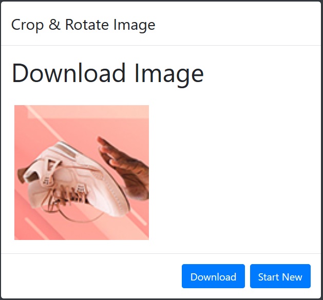 Crop and Rotate image php codeigniter
