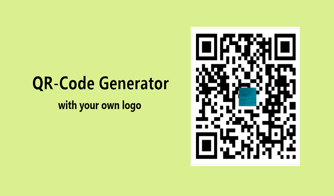 Generate QR-code with logo php codeigniter