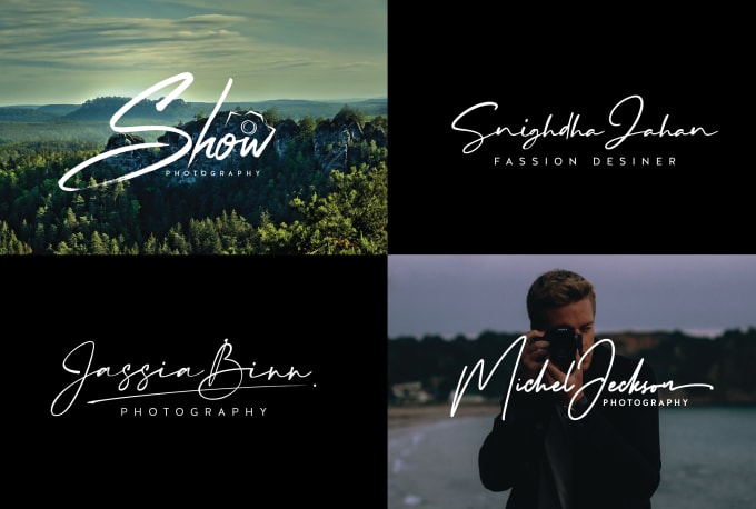 i will do signature logo design 