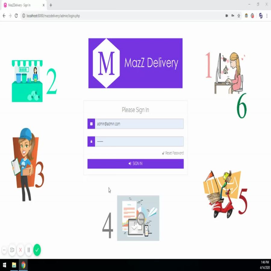Delivery Management Web Application