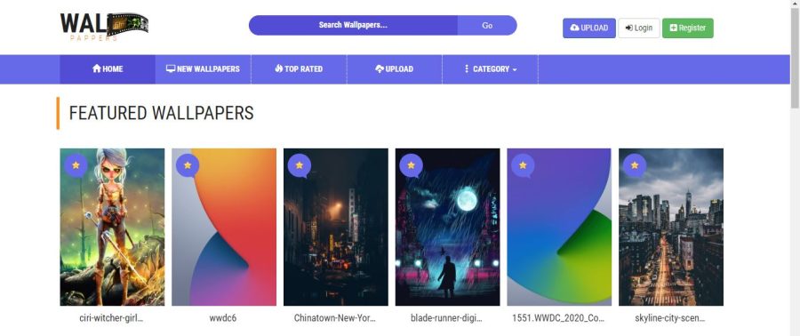 Buy Wallpaper Theme site script + Script 