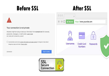 I will install free https SSL certificate or fix related errors