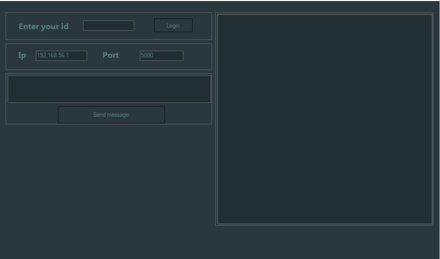 Chat application for windows 10 with server 
