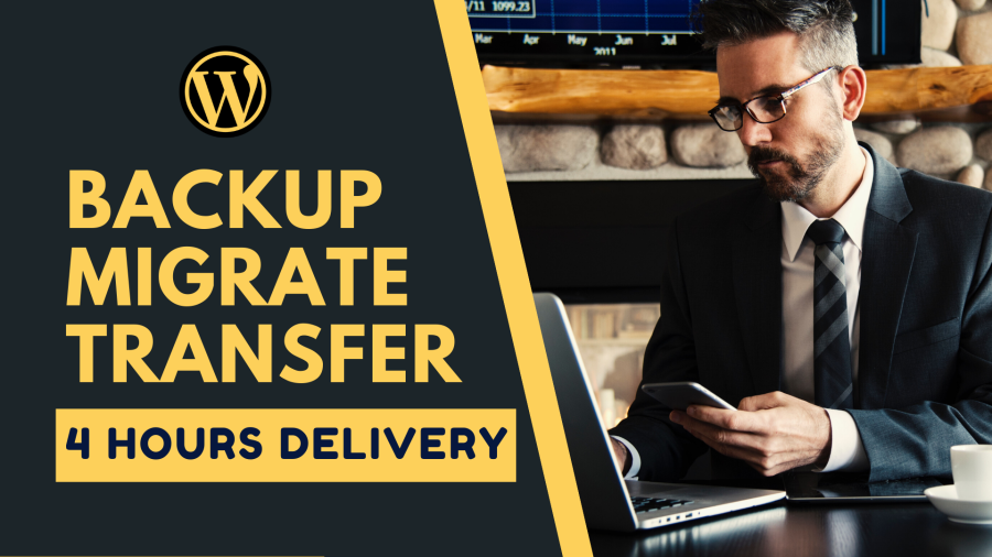 I will Backup, migrate, transfer your wordpress website in 4 Hours.