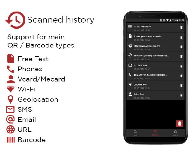 QRCode and BarCode Android App Source Code with admob