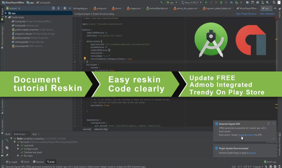 Selling10 source app Android Studio with admob