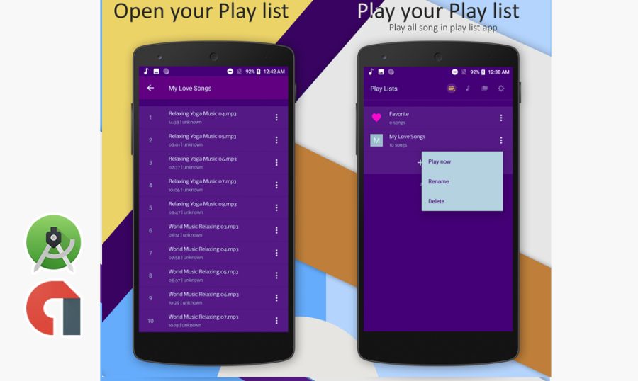 Music Player Offline Android App Source Code with admob