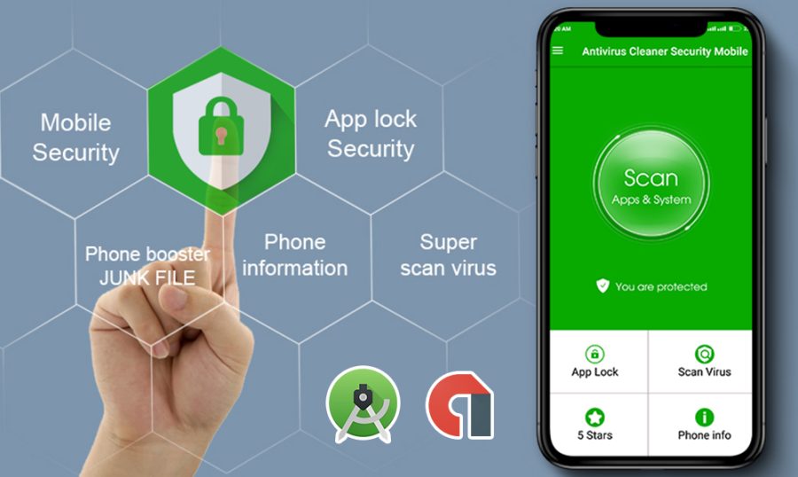 Antivirus, AppLock, Cleaner, App Manager Android App with Admob