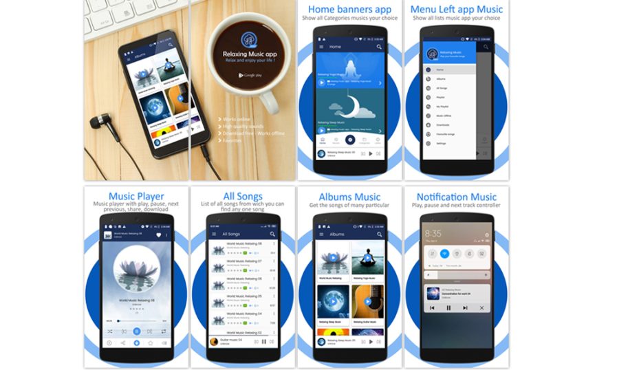 Music Player Online Source Code Android App with Admob