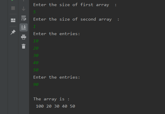 Adding two Dynamic arrays of different sizes in C++ 