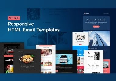 I Will Design HTML Email Template, Newsletter & Email Signature For Any Country