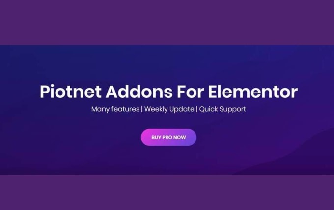 I will install piotnet addons pro for elementor in one hour
