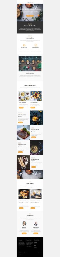 I will design creative responsive email template