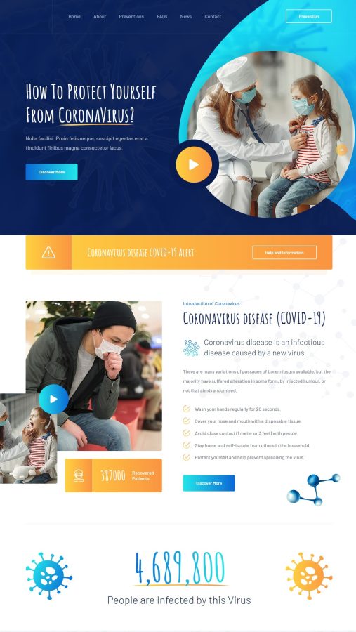 I will design awesome custom homepage design with elementor