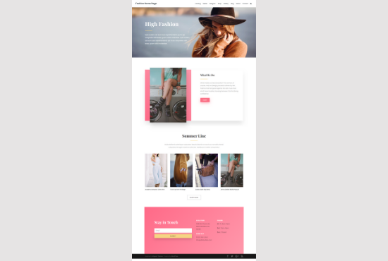 I will create a landing page or modern wordpress website with elementor pro