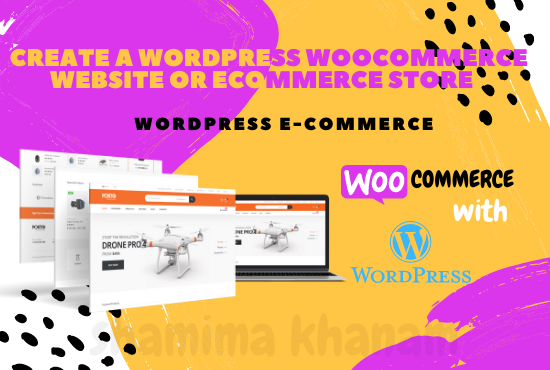  I will create a responsive wordpress woocommerce website or ecommerce store