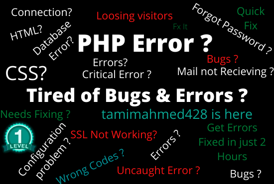 I will fix any type of wordpress errors in 2 hours