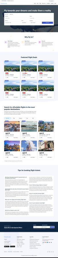 Automated Travel Affiliate Website with Travelpayouts API Integration. Enjoy Free Hosting Forever!