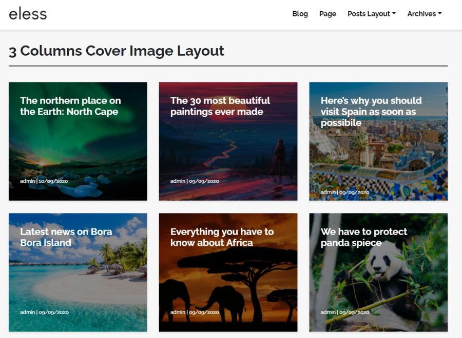 Eless - Minimalistic Wordpress Theme