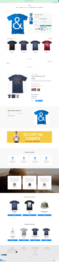 I will design shopify ecommerce website