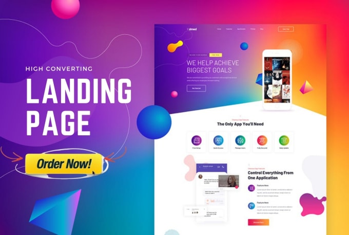 I Will Design Responsive WordPress Landing Page (Elementor)