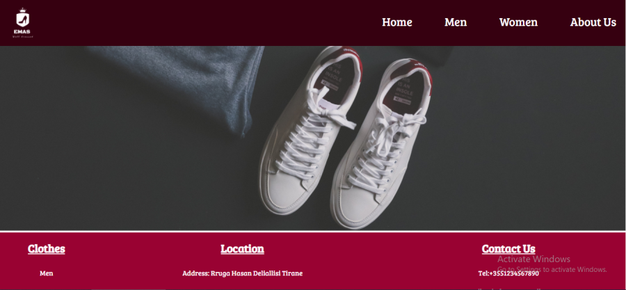 Clothes Website Template (HTML, CSS)