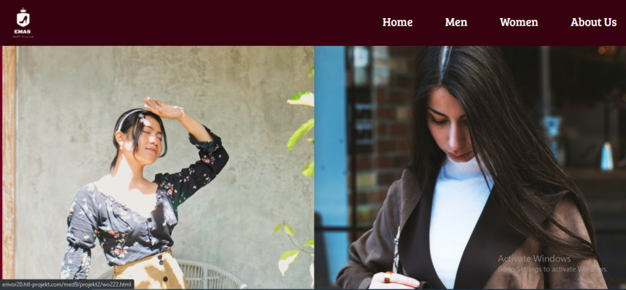 Clothes Website Template (HTML, CSS)
