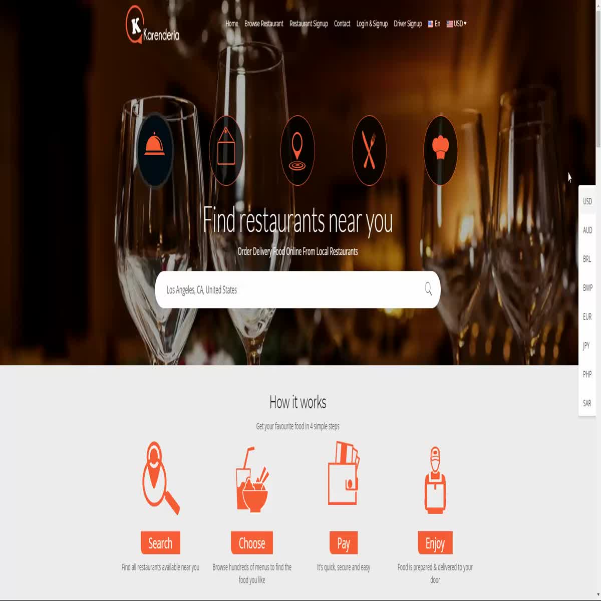 Karenderia Multiple Restaurant System 1 license for this item