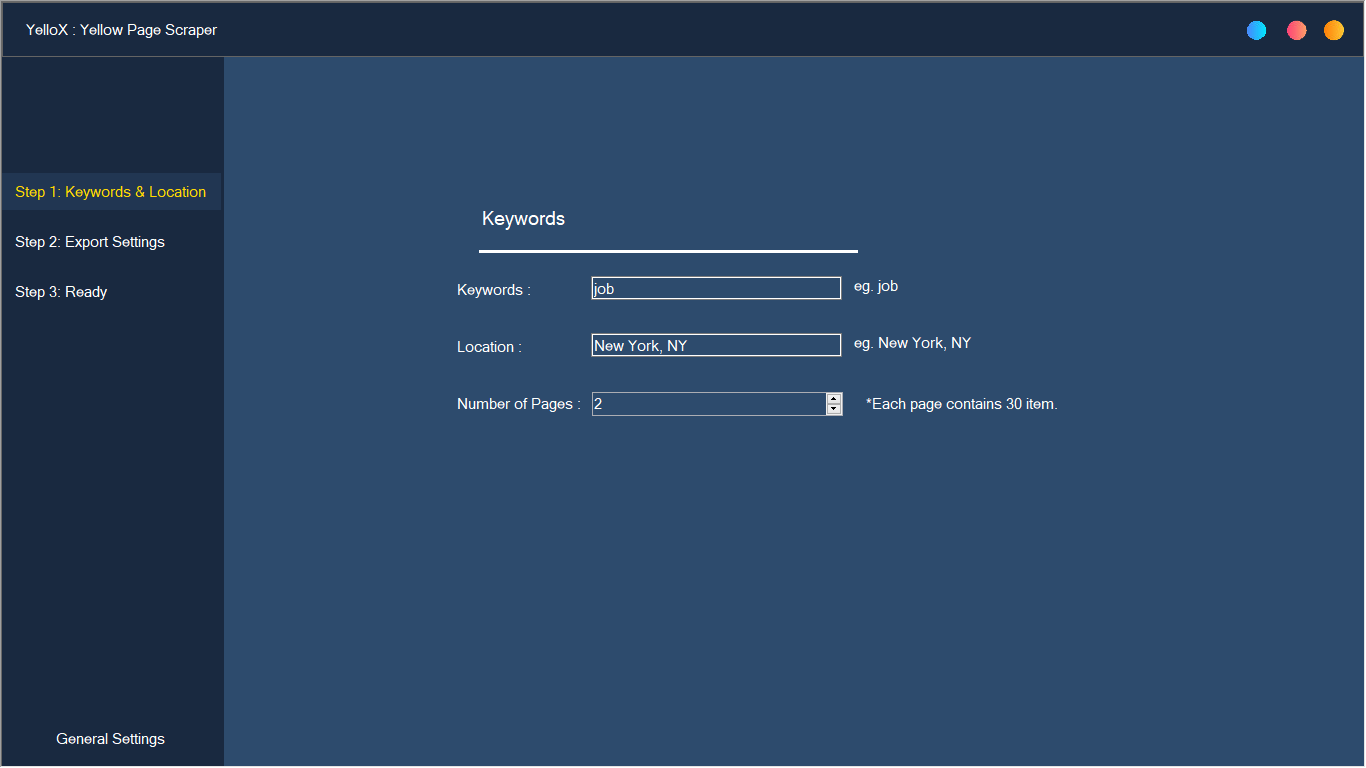 YelloX : Yellow Page Scraper PRO