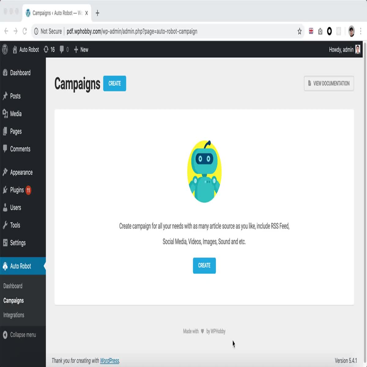 Auto Robot - WordPress Autoblogging Plugin